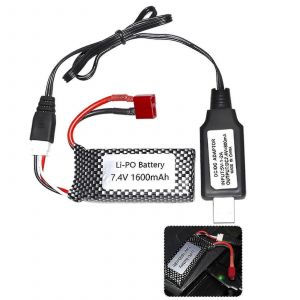 7.4v 1600mah Lipo Batterie 1:10 &Eacute;chelle Rc Voitures Quadcopt&egrave;re Pour Xlh 9125 Buggy Car Le Meilleur - Neuf
