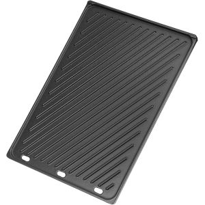 Ulteronixshop-44 x 29 cm Plaque de Cuisson en Fonte R&eacute;versible pour Barbecue &agrave; Gaz S&eacute;rie Weber Spirit I et II 300 - Remplacement pour Weber 7638 - Accossoire pour BBQ, Cuisini&egrave;re, et Feu de Camp - Neuf