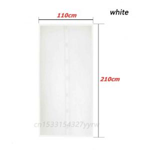 Rideaux Anti-Moustiques D'été,Filet Pour Écran De Porte,Rideaux De Cuisine En Fibre Polyester,Aimants Pour Écran En Maille - Type White 110x210cm - Neuf