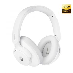 Casque Audio Tronsmart SOUNFII Q20S - R&eacute;duction Bruit Active 40dB - Autonomie 60h - Hi-Res Audio - Bluetooth 5.3 - Blanc - Neuf