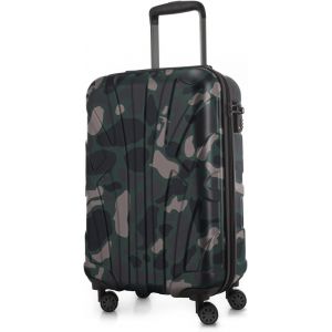 Chariot Pilote,Coque Rigide,Chariot Business,Valise Cabine,Valise Pilote,Bagage à Main,TSA,ABS,2 Roues,Noir.[S43] - Neuf