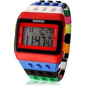 Unisexe Arc-En-Ciel De Digital Montre Bracelet.[J397] - Neuf