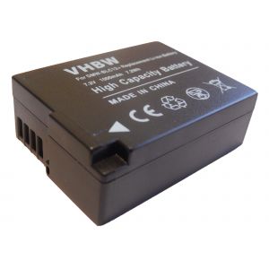 vhbw 1x Batteries compatible avec Panasonic Lumix DMC-G70X, DMC-G7HK, DMC-G80, DMC-G80M appareil photo, reflex num&eacute;rique (1000mAh, 7,2V, Li-ion) - Neuf