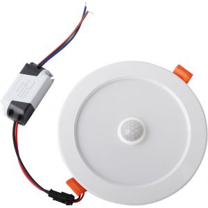 KAL-Plafonnier Led, Spot Led Encastrable, Spot Encastré Led Intérieur Plafond Plafonnier, 2W Économe En Énergie, Lumière Sensorielle Pour Maison, Escalier, Garage, Couloir (Blanc Chaud) - Neuf