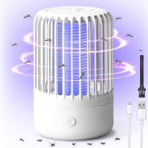 Destructeur D'insectes Piège À Moustiques Électrique Lampe Anti-Moustiques Lumière Uv Puissant Usb Pour L'intérieur Et L'extérieur - Neuf