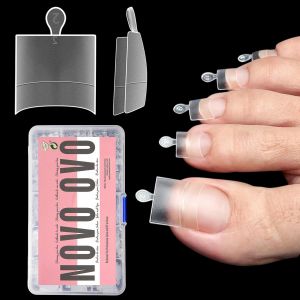 Oayew-Punta Quadrata Affilata Per Unghie Mezza Copertura, Curva C Gel Morbido Trasparente Estensione Unghia Falsa Per Salone Pedicure Acrilico Fai Da Te 240 Pezzi X 15 Dimensioni - Neuf