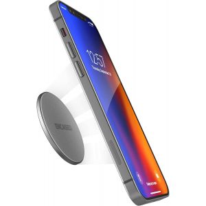 KALANKA-&iquest; Support adh&eacute;sif pour iPhone Compatible MagSafe, Disque magn&eacute;tique Ultra-Fin (0,15"") pour Fixation s&ucirc;re sur Mur, Tableau de Bord, Salle de Sport, Cuisine ou r&eacute;frig&eacute;rateur (Dos Autocollant) - Neuf