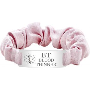 Eryi-Bracelet En Organza Satinée Lourde - Bracelets D'alerte Médicale En Acier Inoxydable Pour Femmes - Bijoux Id Médical D'urgence Personnalisés - Ya5426 - Neuf