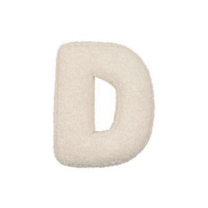 Coussin décoratif avec lettres de l'alphabet D - Neuf