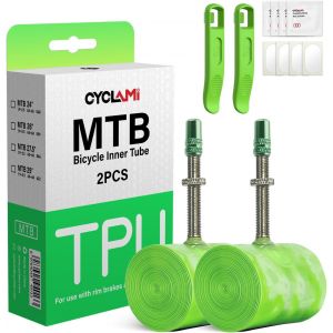 Subzonal-Chambre &Agrave; Air Vtt Tpu 65g Ultra L&eacute;g&egrave;re Chambre A Air Velo Mtb29'', 27.5''et 26''&times;1.9/2.0/2.1/2.2/2.3/2.4/2.5'' - Valve M&eacute;tal Presta 45mm- Chambre 29 Mtb - Neuf