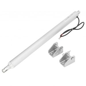 XYONG Actionneur electrique de type stylo, course de 250 mm, IP65, interrupteur de fin de course integre, actionneur lineaire CC avec 2 supports, 12 V CC - Neuf