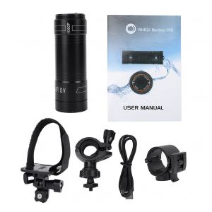 Camera D'action Sportive Etanche Avec Lampe Torche Hd 1080p 30 Ips Pour Cyclisme En Exterieur - Neuf