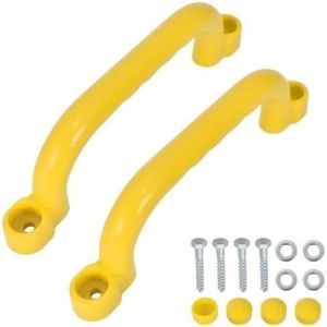 Mdy-Lot De 2 Poignées De Cadre D'escalade Para Enfants, Poignées De Sécurité Antidérapant Pour Maison De Jeu, Poignées De Cadre En Plastique Pour Cadre D'escalade Escalier Extérieure Sports - Neuf