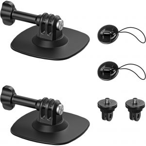 Support Adhésif Flexible Compatible avec pour Insta360 Helmet Mount X5 X4 X3 Ace Pro Base pour Appareil Photo Action pour Gopro Hero Kit D'installation pour DJI Osmo Action Accessoires - Neuf