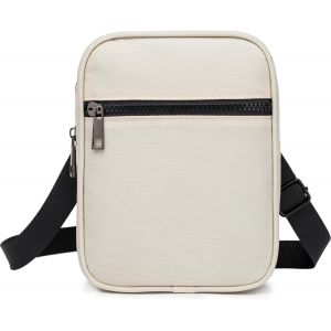 NSIECD-Sac Bandouli&egrave;re Femme Homme Petit Sacoche Bandouliere Crossbody Bag Sac &agrave; Dos Sac Port&eacute; &eacute;paule Casual Shoulder Messenger Bag Backpack pour Voyage,Randonn&eacute;e et Sports D'ext&eacute;rieur(Beige) - Neuf