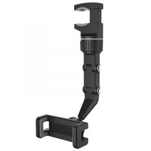 Support Universel De Téléphone De Voiture Rotatif Résistant À 360 Degrés,Support De Téléphone Portable Multifonctionnel,Clip De Face De Siège De Rétroviseur Automatique,Support De .Gray. - Neuf