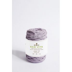 Fil Coton Recycl&eacute; Eco Vita 12mm 250g Col. 062 Violet - Neuf