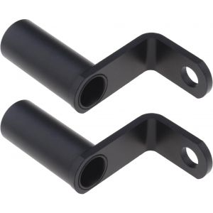 MEVRONISSHOP-Lot de 2 supports de fixation pour r&eacute;troviseur de moto - Support de guidon pour phares externes - Chargeur USB - Support de t&eacute;l&eacute;phone portable GPS en alliage d'aluminium - Neuf