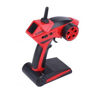 Voiture telecommandee a quatre roues motrices Wi-Fi 2,4 GHz avec camera 480p, rouge - Neuf