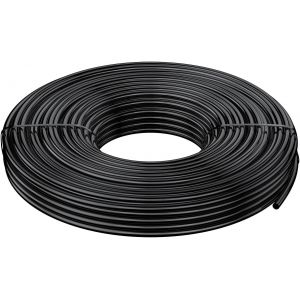 15 M Tubulure d'irrigation goutte à goutte 4-6 mm, pour système d'arrosage, tuyau micro goutte PVC noir, rouleau pour jardin, pièce d'irrigation - Neuf