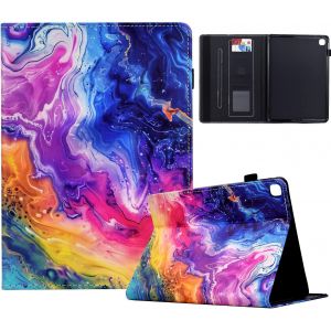 Coque Pour Samsung Galaxy Tab A7 Lite 8.7"" (Sm-T220/T225) 2021 Tablette Housse De Protection,Pu Cuir Flip &Eacute;tui Case Pour Samsung Galaxy Tab A7 Lite, Smart Tablette Cover Case, Marb[Coq9125858] - Neuf