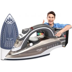 Fer &agrave; vapeur 3000 W avec semelle c&eacute;ramique - Neuf