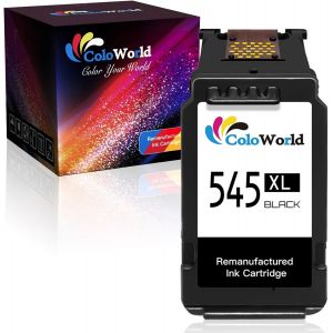 545 XL Cartouches d'encre Remanufactur&eacute; pour Canon 545 XL PG-545XL Noir pour Canon Pixma TS3150 MG2550S TR4550 TS3350 MG2500 MX495 TS205 Ip2850 TS3355 MG2555S MG3050 MG2550 MG2450 Imprimante - Neuf