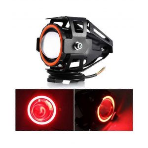 Lumières De Moto Ampoule Brouillard Phares Led Feu De Route Pour Vélo Moto Bateau Camion Atv Phare Camp De Voyage Couleur Rouge (1pcs Seulement) - Neuf