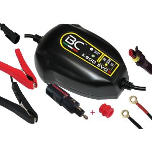 EITY-Bc 700Bck9 Chargeur De Batterie Et Mainteneur Evo+ 12V 1A Plomb/Lithium Pour Motos,Noir - Neuf