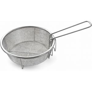 Subzonal-Panier De Friture Inox Rond 20 Cm Avec Poign&eacute;e Pliante Amovible | Panier Pour Casserole Avec Crochet Et Pieds | &Eacute;gouttoir, Panier &Agrave; P&acirc;tes Et Cuisson Vapeur - Neuf