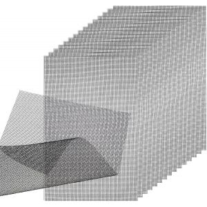 lbgwp60-Lot De 15 Grilles De Drainage En Maille Pour Pot De Fleurs - 30 X 20 Cm - Pour Pot De Fleurs - Empêche Le Sol De S'Écouler - Pour Femmes Et Jardinières - Neuf