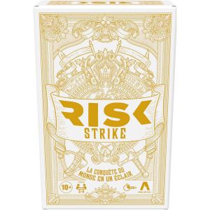Hasbro Risk Strike, Jeu De Cartes Et De D&eacute;s, Jeu De Cartes De Strat&eacute;gie Rapide Pour 2 &Agrave; 5 Joueurs, Environ 20 Min. Jeux Pour La Famille, Jeux De Groupe - Neuf
