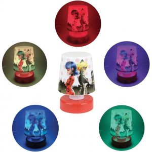 Fun House 713509 Ladybug Veilleuse Lampe Poussoir H.11.5 X &Oslash; 7.5 Cm Pour Enfant - Neuf