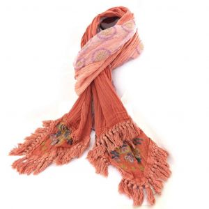 Promotion ! Echarpe Cr&eacute;ateur 'judith' Orange - Neuf