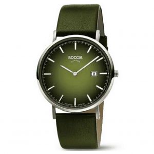 Mens Watch Boccia 3648-03, Quartz, 39mm, 3atm - Neuf