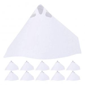 50pcs peinture papiers filtrants passoires de papier de peinture filtre cône strainer entonnoir papier peinture passoires coniques - Neuf
