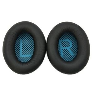 &iquest;Noir+Bleu&iquest;Remplacement des Coussinets d'Oreille pour casque Bose QuietComfort QC2 QC15 QC25 QC35 / AE2 AE2I - Neuf