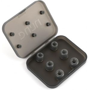 SUBZONAL-DUNU S&S Embouts en Silicone S/M/L (3 Paires) pour Un Diam&egrave;tre de Buse de 4 mm &agrave; 5,5 mm pour Studio Stage KZ ZS10 Pro,Orchestra Lite,Wan'er S.G (M - 3 Paires) - Neuf