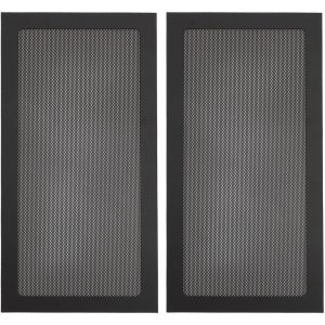 140 X 280 Mm Filtre à Mailles Anti-poussière pour Boîtier PC DIY,[Lot de 2] Couvercle de Filtre à Poussière Magnétique en PVC,Filtre de Refroidissement PC en Maille (Black) - Neuf