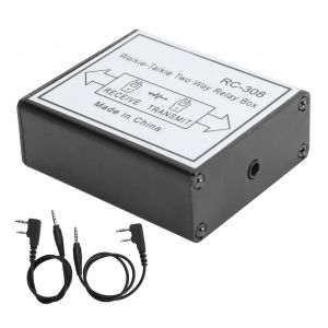 Relais radio bidirectionnel RC-308, boitier de relais d'interphone UHF VHF K Port, boitier de repeteur portable - Neuf