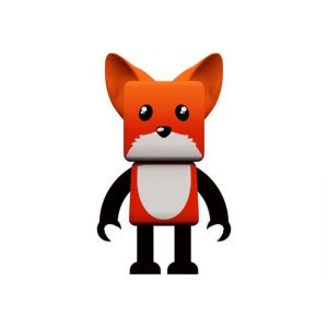 MOB Dancing Animals Renard - Enceinte sans fil Bluetooth - Noir - Neuf