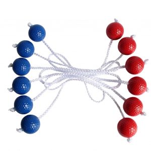 Jeu De Lancer D'echelle, Lot De 6 Balles D'echelle Pour Le Jardin, Jouet Familial Pour Activites - Neuf