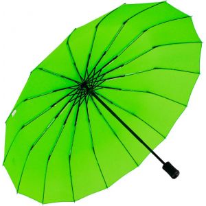 CAP-Parapluie de poche 16 pièces avec ouverture manuelle, vert, 98 cm, Parapluie de poche avec ouverture manuelle - Neuf