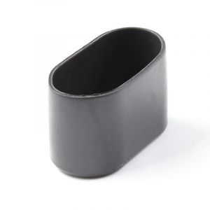 Lot De 16 Embouts De Protection Pour Pieds De Chaise, 40 X 20 Mm, Noirs - Neuf