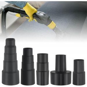 Lot de 5 adaptateurs de tuyau d'aspirateur universels de 3,5 cm &agrave; 3,8 cm &agrave; 3,8 cm pour aspirateur d'atelier, 3,8 cm &agrave; 3,8 cm &agrave; 3,8 cm, 2,5 cm &agrave; 3,8 cm &agrave; 4,8 cm cm &agrave; 1 cm 5/8 - Neuf