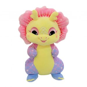 Poup&eacute;e dragon cr&eacute;ative en peluche, mascotte, poup&eacute;e de chiffon, cadeau pour enfants, pour femmes-Violet - Neuf