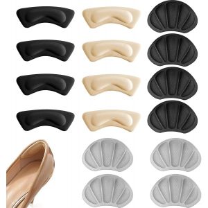 Kalanka-8 Paires De Auto-Adh&eacute;sif Talon, Coussinets De Talon En Gel Antid&eacute;rapants, Pour Talons Hauts, Baskets, Chaussures, Pour Homme Et Femme De Talon Antid&eacute;rapants Anti- Protection Des Pieds - Neuf