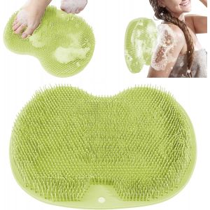 Tapis de Bain en Silicone,Brosse pour les Pieds,Masseur de Pieds,Gommage des Pieds,Coussin de Massage de Bain avec Ventouses Antidérapantes pour le Soin des pieds,la Relaxation.[U21] - Neuf