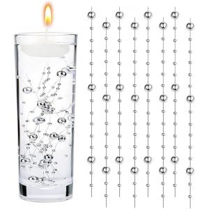ERYI- Bougie Flottante, Cire De Paraffine Blanc, 4.5Cm L X 4.5Cm W X 3Cm H Sans Parfum Lot De 20 - Neuf