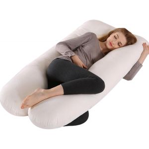 Auraform Coussin De Grossesse, Coussin De Corps Confortable, En Forme De U, Avec Housse Amovible, Coussin De Relaxation Flexible, Pour Dormir - Neuf